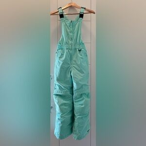 Lands End Kids Squall Waterproof Insulated Iron Knee Snow Bibs, size 10